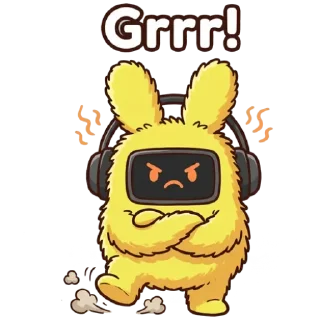 Telegram sticker 😡 Decibel Community Stickers 🔊