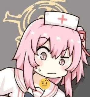 Sticker 🤨 Arona's Hideout Live Reaction 3