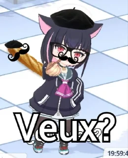 Telegram sticker 🚬 Arona's Hideout Live Reaction 3