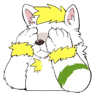 Telegram sticker 😌 Heulen the big bad wolf
