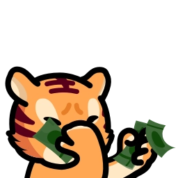 Telegram sticker 💸 LIHKG Tiger HD @lihkg_official