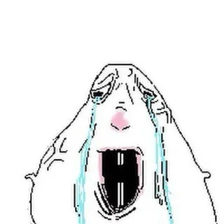 Video sticker 😭 cr:: Almarts27 :: @fStikBot