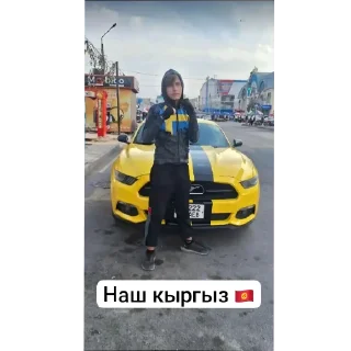 Telegram sticker 🚗 Кыргыз стикерпак