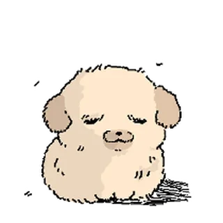 Video sticker ⭐ 눌어붙은 누덩이 4 @moe_sticker_bot