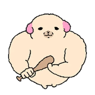 Video sticker ⭐ 눌어붙은 누덩이 4 @moe_sticker_bot