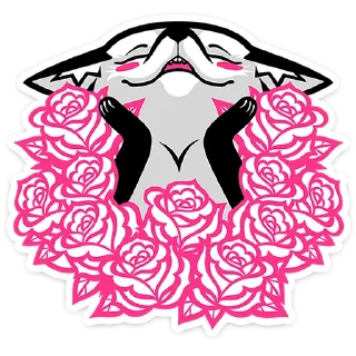 Video sticker 💐 Хищный Лис от @TgSticker