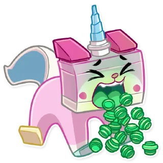 Telegram stiker 🤮 Unikitty