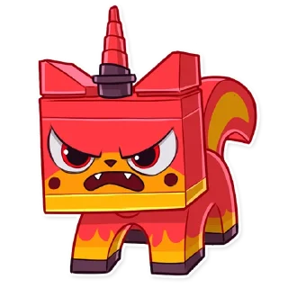 Telegram stiker 😡 Unikitty