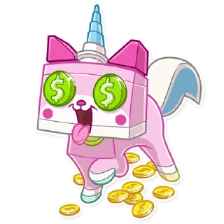 Telegram stiker 🤑 Unikitty