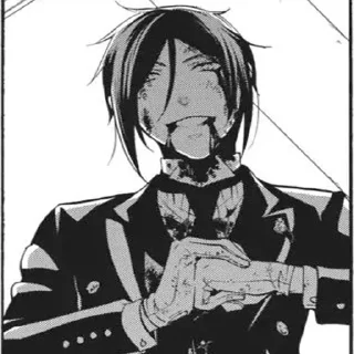 Telegram sticker 😈 Kuroshitsuji / Black Butler