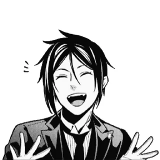 Telegram sticker 😄 Kuroshitsuji / Black Butler