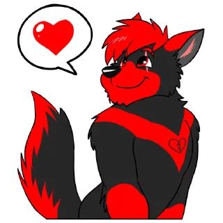 Video sticker ❤ Sutakira WolFlame by Ligoni_EXE