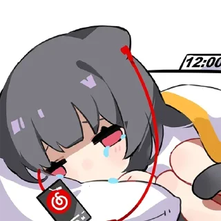 Телеграм стикер 😢 蜜汁工坊