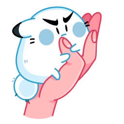 Telegram sticker 😡 Кусь-Кусь @TgSticker