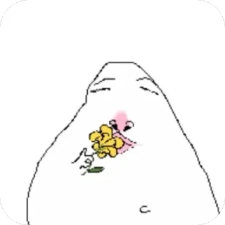 Telegram sticker 🫥 ХАМЯК 🐹