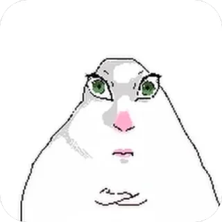 Telegram sticker 🫥 ХАМЯК 🐹