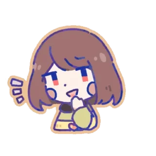 Telegram sticker 💔 ៸៸𝐴𝑠𝑟𝑖𝑒𝑙 𝑎𝑛𝑑 𝐶ℎ𝑎𝑟𝑎 𝑏𝑦 @undertalestickars , @Muaryyy