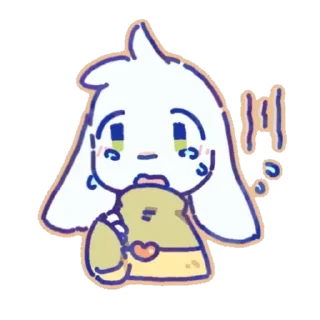 Telegram sticker 💔 ៸៸𝐴𝑠𝑟𝑖𝑒𝑙 𝑎𝑛𝑑 𝐶ℎ𝑎𝑟𝑎 𝑏𝑦 @undertalestickars , @Muaryyy