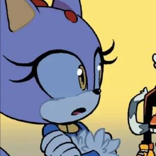 Телеграм стикер 🌟 Blaze the cat 1 (IDW) :: @fStikBot