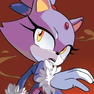 Video sticker 🌟 Blaze the cat 1 (IDW) :: @fStikBot