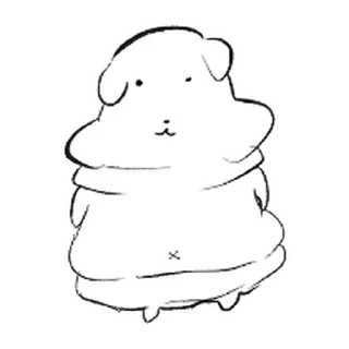 Телеграм стикер ⭐ 듀.. 가나디 6