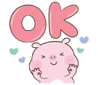 Video sticker 👌 love piggy | @cutestickers4you
