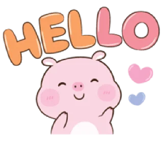 Sticker 😃 love piggy | @cutestickers4you