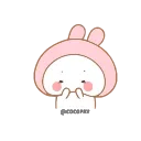 Sticker 😘 DIDA BUNNY🐰@MochaStickers