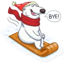 Telegram sticker 🖐 Сhristmas is Сoming