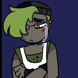 Telegram sticker 😭 2.0 для ревнивых няшек<3