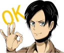 Sticker 👌 Attack on Titan :: @line_stickers