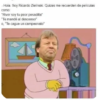 Telegram sticker 👍 Te fuiste a la B por puto y cagón