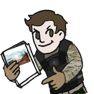 Telegram sticker 📖 Payton Gendron stickers (by serbro88)