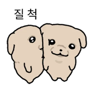 Telegram sticker ⭐ 깨득이 4 @moe_sticker_bot