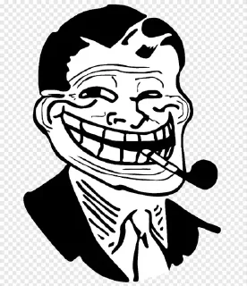 Telegram sticker 😊 Trollface stickers