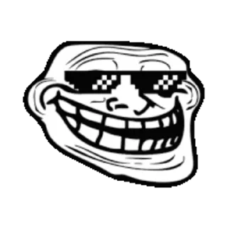 Telegram sticker 😊 Trollface stickers