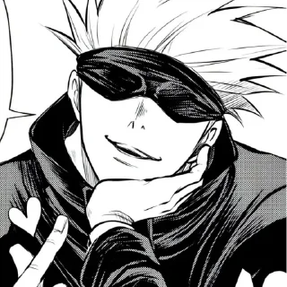 Telegram sticker ❤️ Gojo Satoru | Jujutsu Kaisen @lalavalu