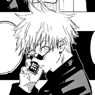 Telegram sticker 📞 Gojo Satoru | Jujutsu Kaisen @lalavalu