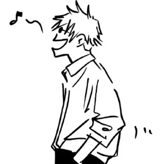 Telegram sticker 🎵 Gojo Satoru | Jujutsu Kaisen @lalavalu