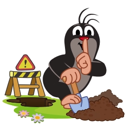 Telegram sticker 🤫 Krtek