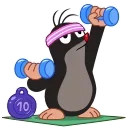 Video sticker 💪 Krtek
