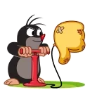 Telegram sticker 👎 Krtek