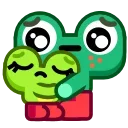Video sticker 😔 Froggo In Love