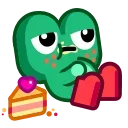 Video sticker 🤤 Froggo In Love
