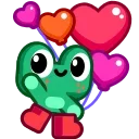 Video sticker 👋 Froggo In Love