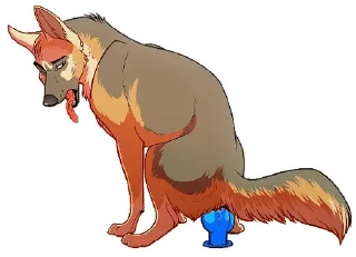 Telegram sticker 😍 Feral yiff — @stckrRobot
