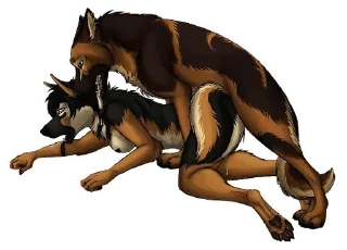 Telegram sticker 😍 Feral yiff — @stckrRobot