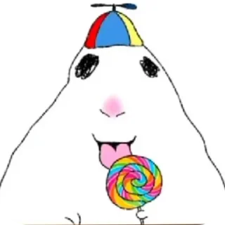 Telegram sticker 👍 хомяк строго