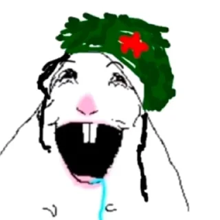 Telegram sticker 🖼 хомяк строго