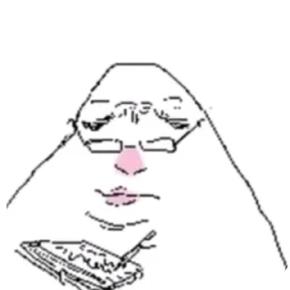 Sticker 🖼 хомяк строго